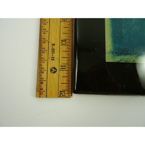 Gina Kuwamura Art Tiles Pair Singing Wind and Hopi Kachina Sunface 12x12in - Picture 13 of 13